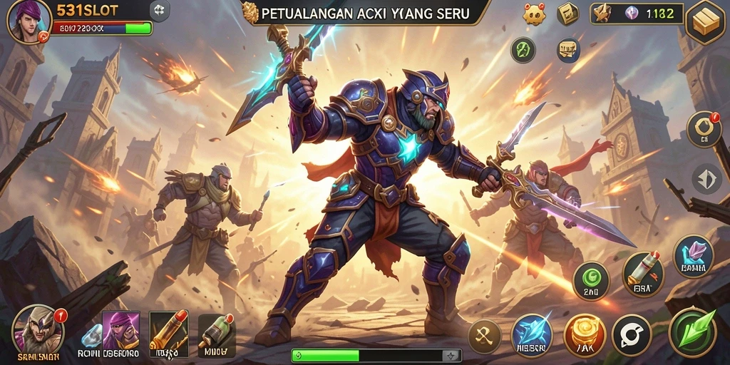Screenshot utama dari gameplay <strong>531SLOT</strong> yang seru dan menantang.