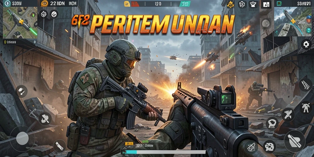 Screenshot gameplay 62IDN menampilkan pertempuran intens dengan grafik menakjubkan.