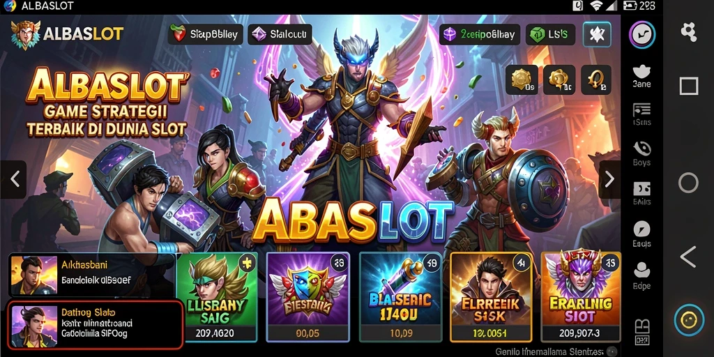 Tampilan gameplay menarik di ALBASLOT dengan slot yang beragam.