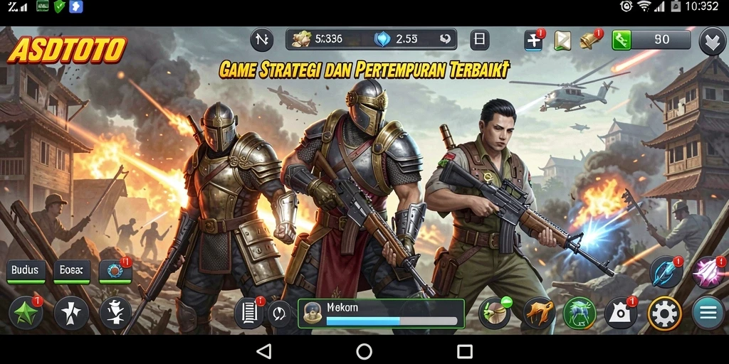 Tampilan menakjubkan dari gameplay ASDTOTO yang menarik.