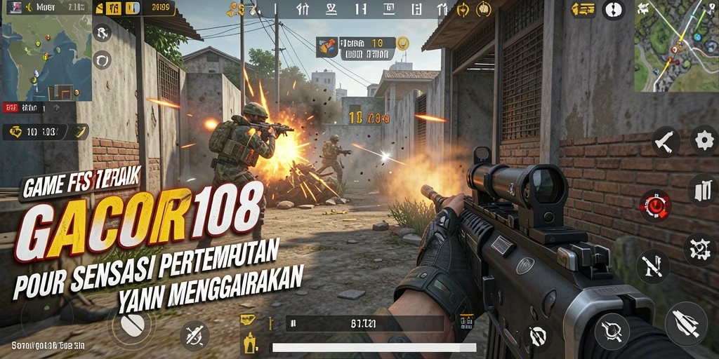 Gameplay seru di GACOR108 dengan aksi tembak-menembak yang intens.