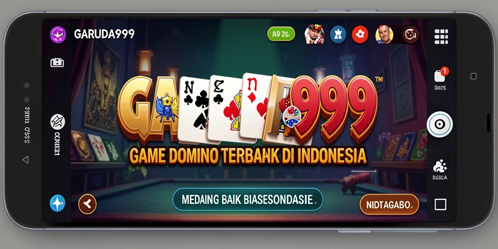 Tampilan gameplay seru di GARUDA999 dengan strategi Domino.