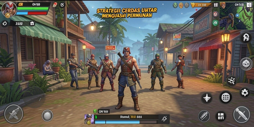 Tampilan gameplay menarik dari GN168 yang penuh strategi.
