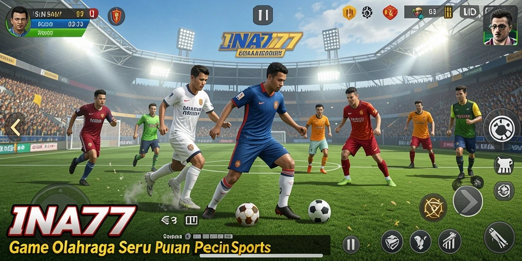 Tampilan gameplay seru dari INA777 saat pemain bertanding.