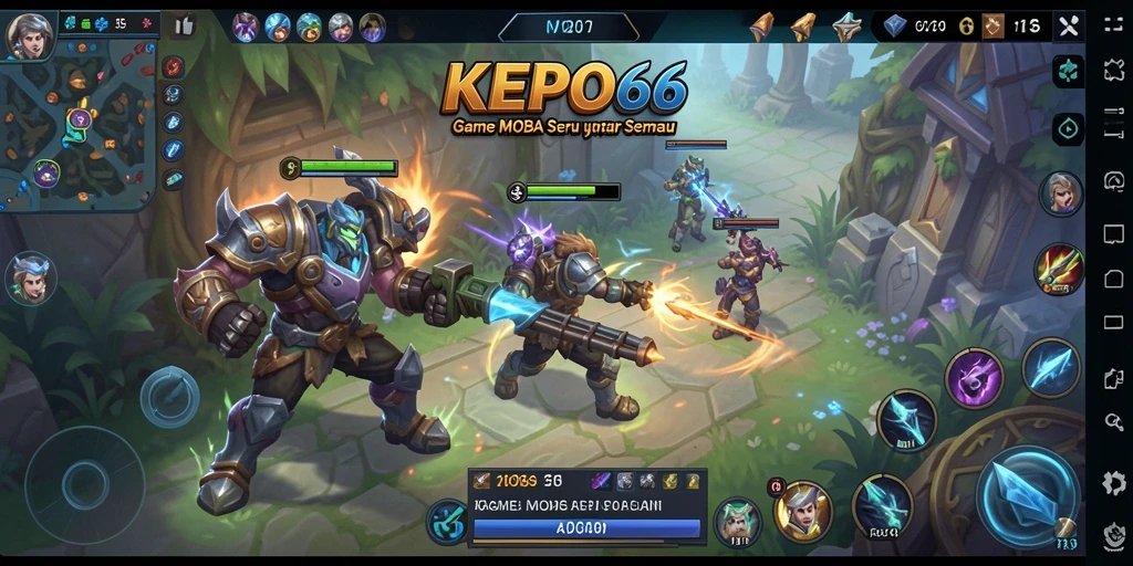 Screenshot gameplay KEPO66 menampilkan pertempuran seru antar pemain.