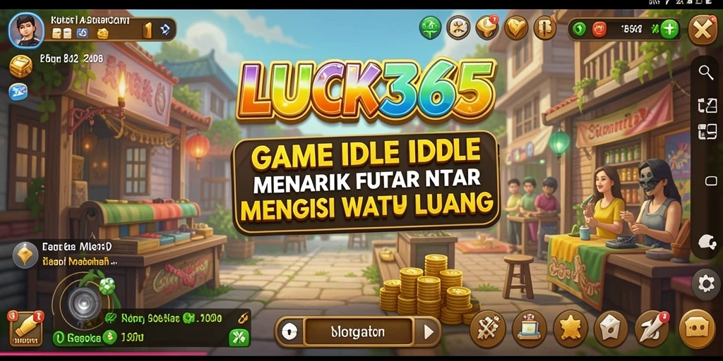 Tampilan gameplay LUCK365 yang menarik dan penuh warna.