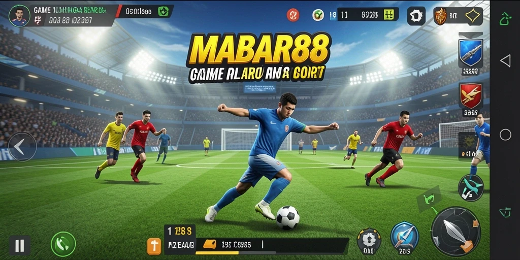 Tampilan menarik dari gameplay olahraga di MABAR88.