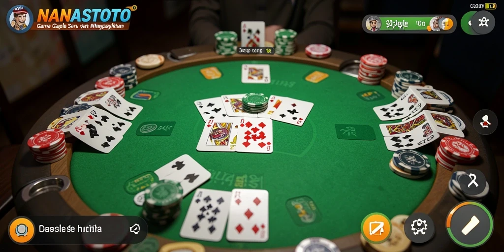 Tampilan gameplay seru dalam NANASTOTO yang memukau.