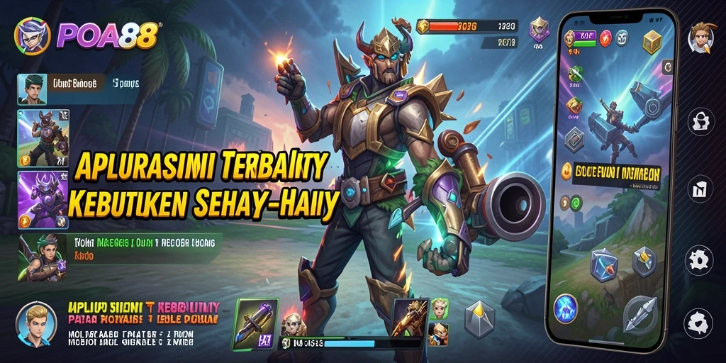 Tampilan utama POA88 menampilkan berbagai fitur utilitas yang memudahkan pengguna.