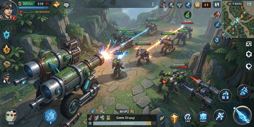 Tangkapan layar menunjukkan gameplay strategi yang menegangkan di RVIP2.