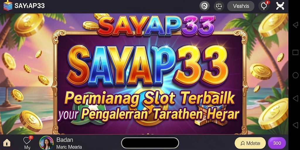 Tampilan menarik dari gameplay SAYAP33 yang seru dan menantang.