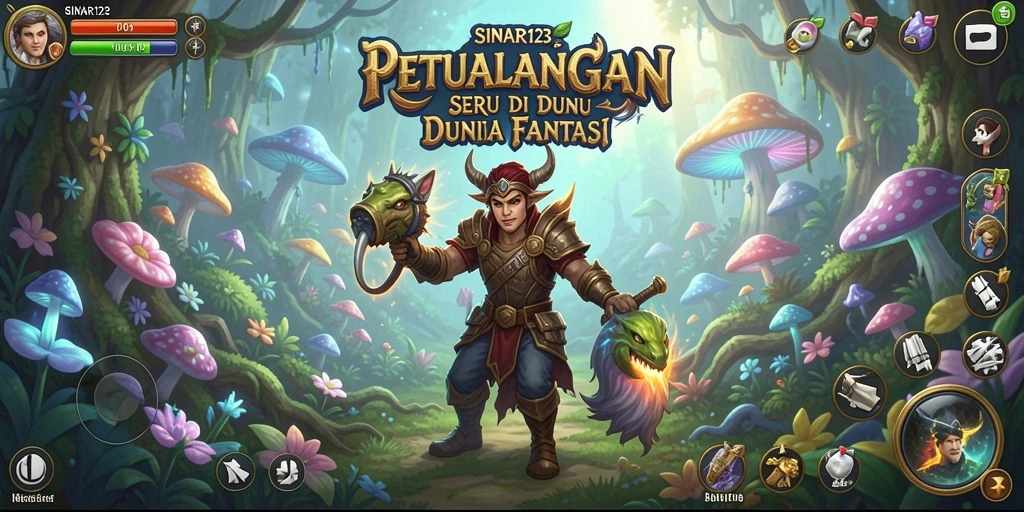 Tampilan gameplay SINAR123 yang menakjubkan saat menjelajahi dunia petualangan.