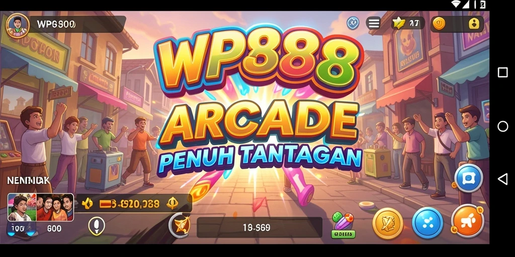 Screenshot WP888 menampilkan gameplay seru penuh aksi dan tantangan.